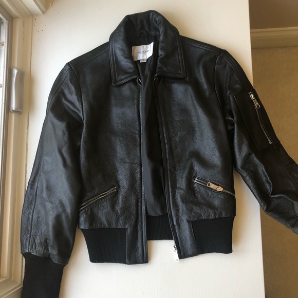 Paul & Joe Jackets & Blazers - Paul & Joe Leather Bomber Jacket